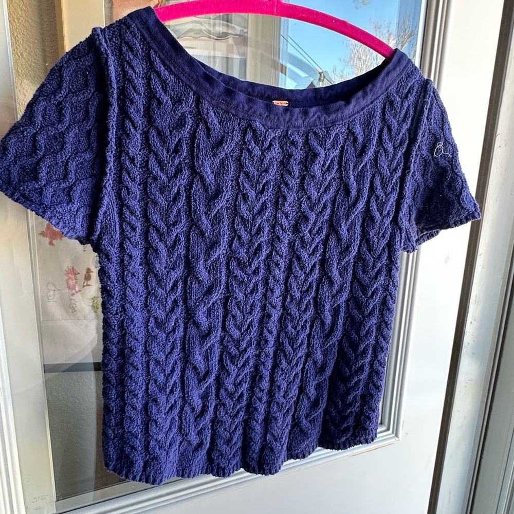 Free People Cable Knit Sweater